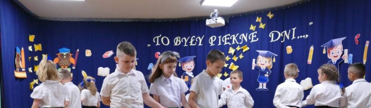 Pożegnanie przedszkola gr. Biedronki