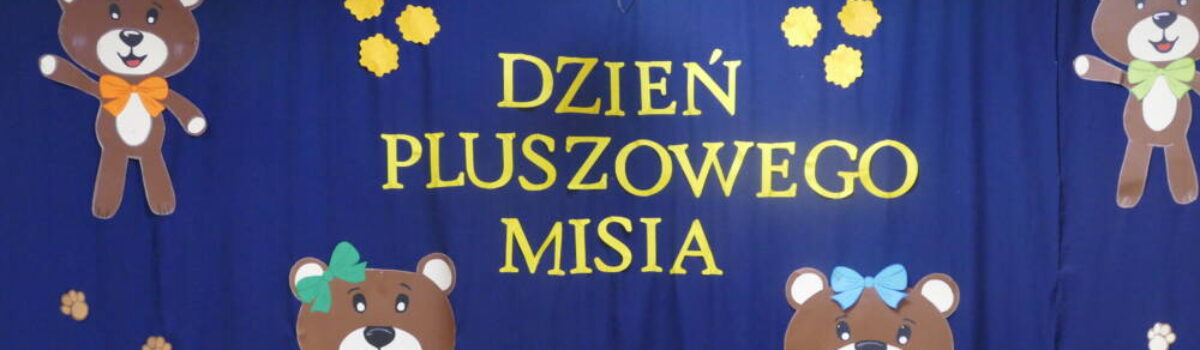 Dzień Pluszowego Misia grupa Smerfy i Krasnale