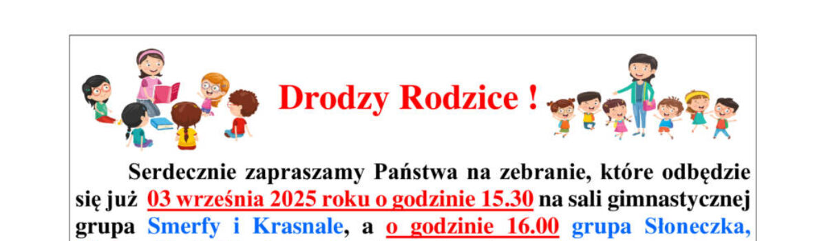 Drodzy Rodzice!