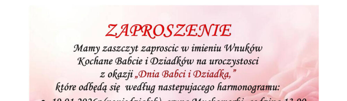 Dzień Babci i Dziadka